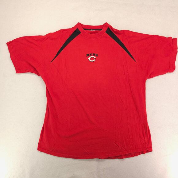 Cincinnati Reds Short Sleeve Graphic Baseball T Shirt Mens Size XL Red - Picture 2 of 9